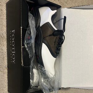 FootJoy Men's Black, White, and Brown Athletic Shoes